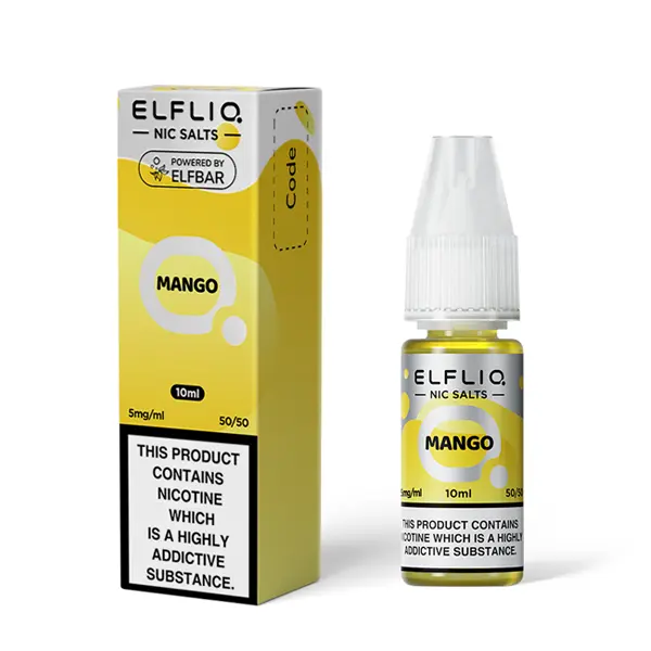 Mango Nic Salt E-Liquid by Elf Bar Elfliq Salts 10ml